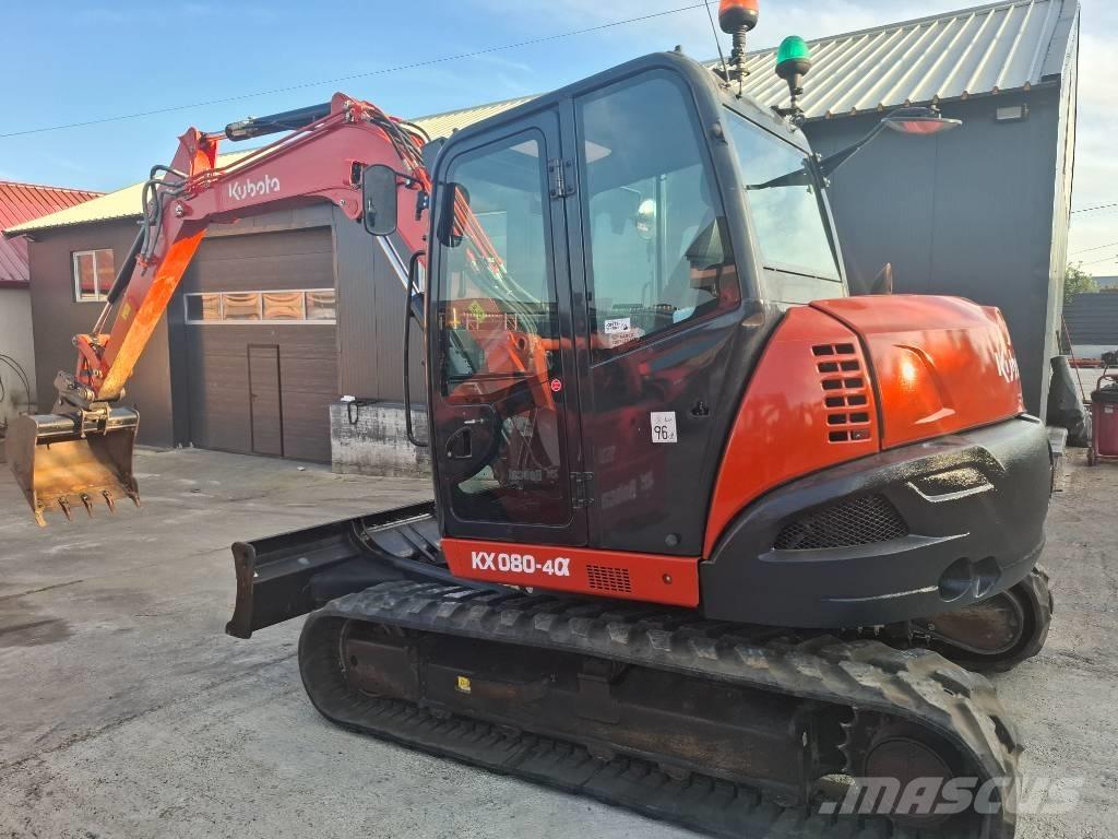 Kubota Kx 0-80-4 حفارات وسط 7 طن - 12 طن
