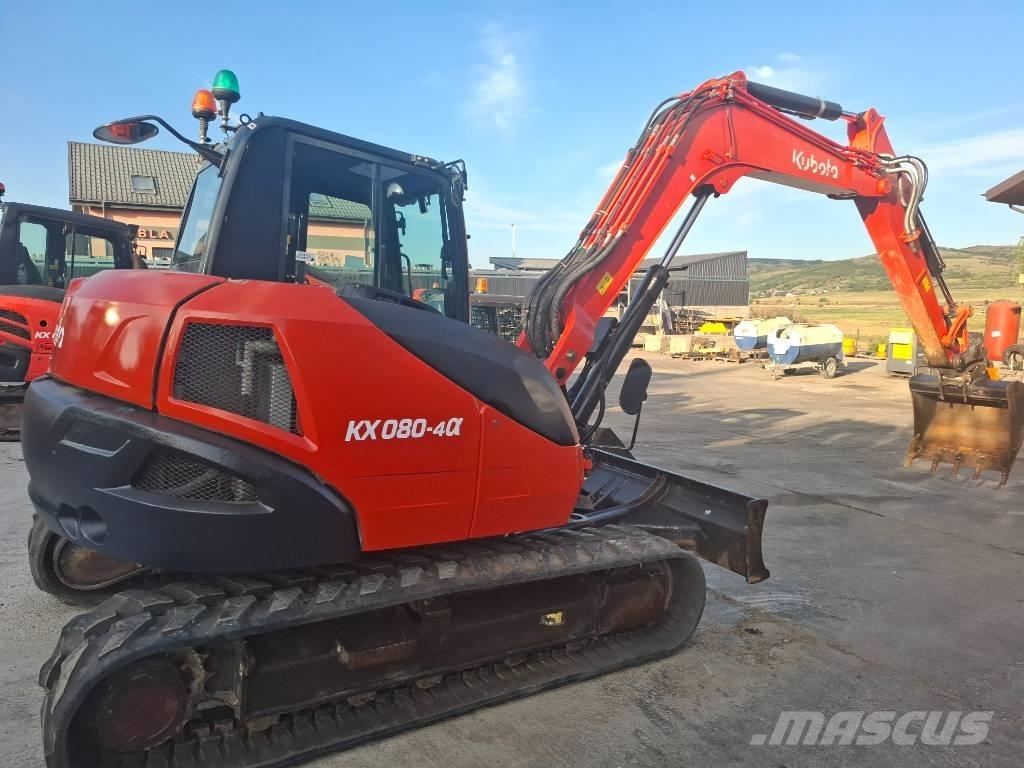 Kubota Kx 0-80-4 حفارات وسط 7 طن - 12 طن