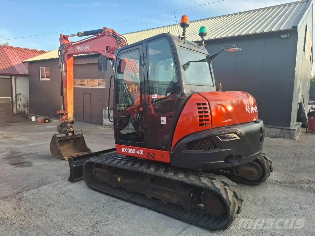 Kubota Kx 0-80-4 حفارات وسط 7 طن - 12 طن