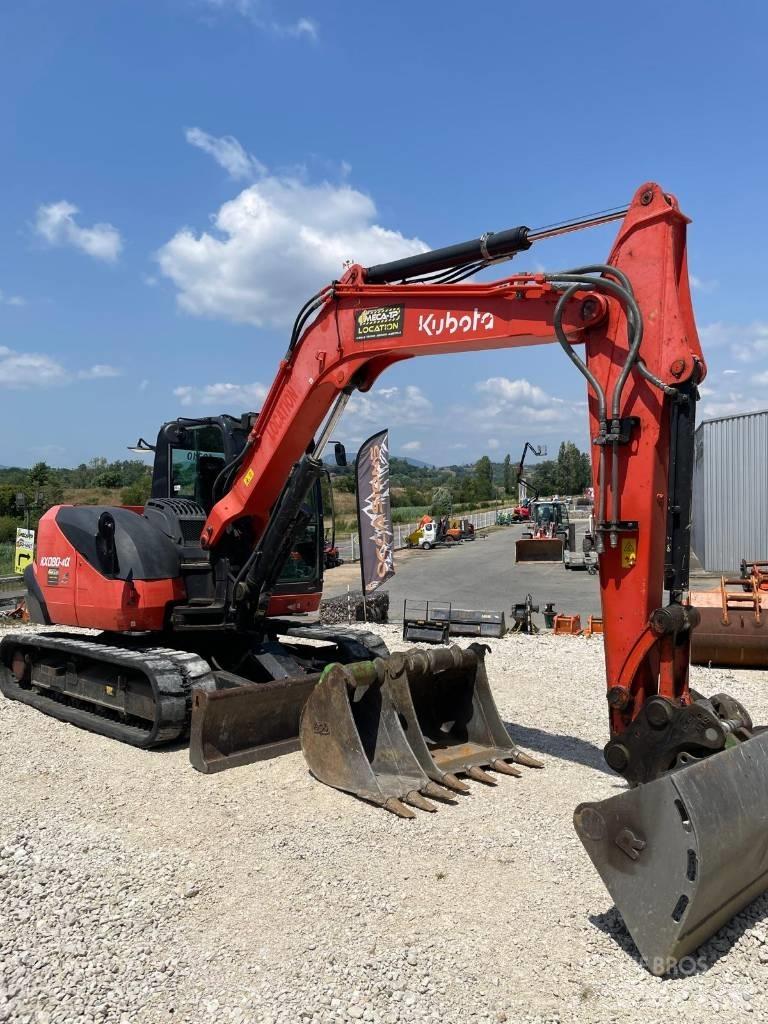 Kubota KX 080-4 حفارات وسط 7 طن - 12 طن