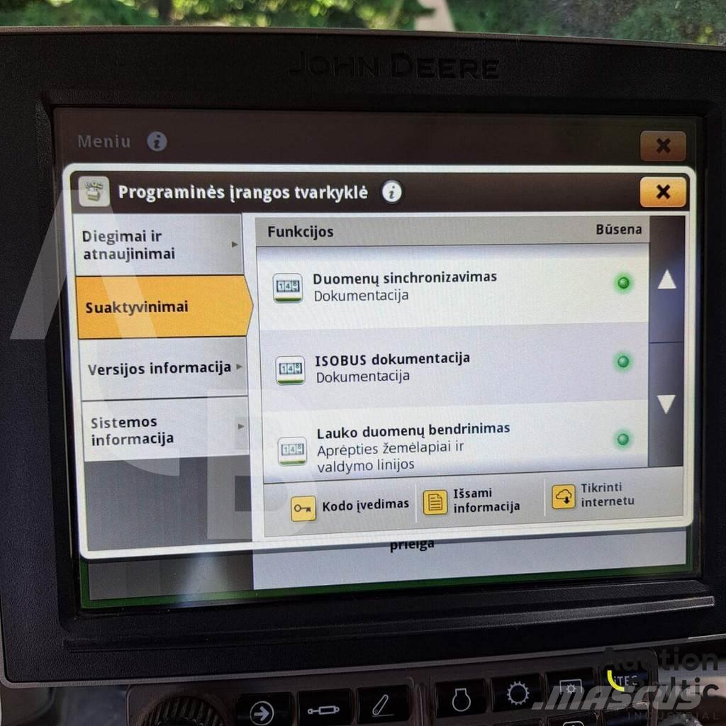 John Deere 8370 R الجرارات