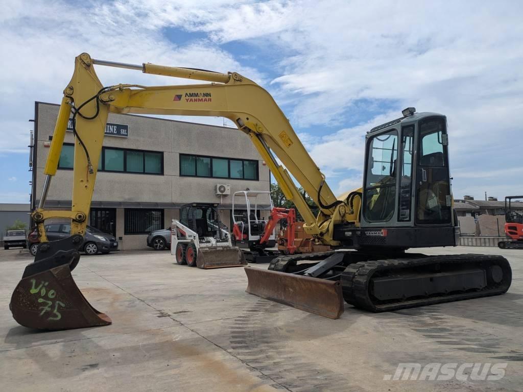 Yanmar Vio 75 A حفارات وسط 7 طن - 12 طن