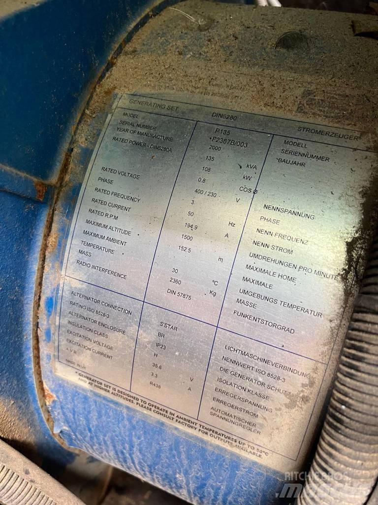 FG Wilson P 135 مولدات ديزل