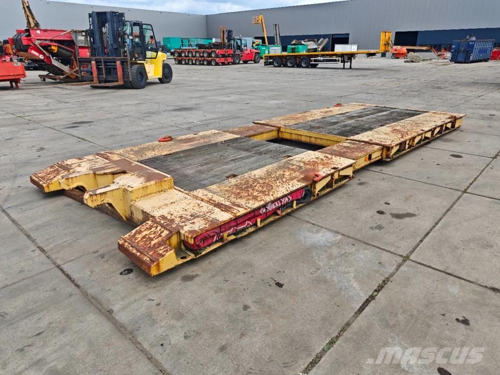 Nooteboom Lowbed نصف مقطورة مسطحة منخفضة