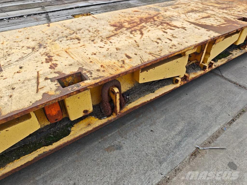 Nooteboom Lowbed نصف مقطورة مسطحة منخفضة