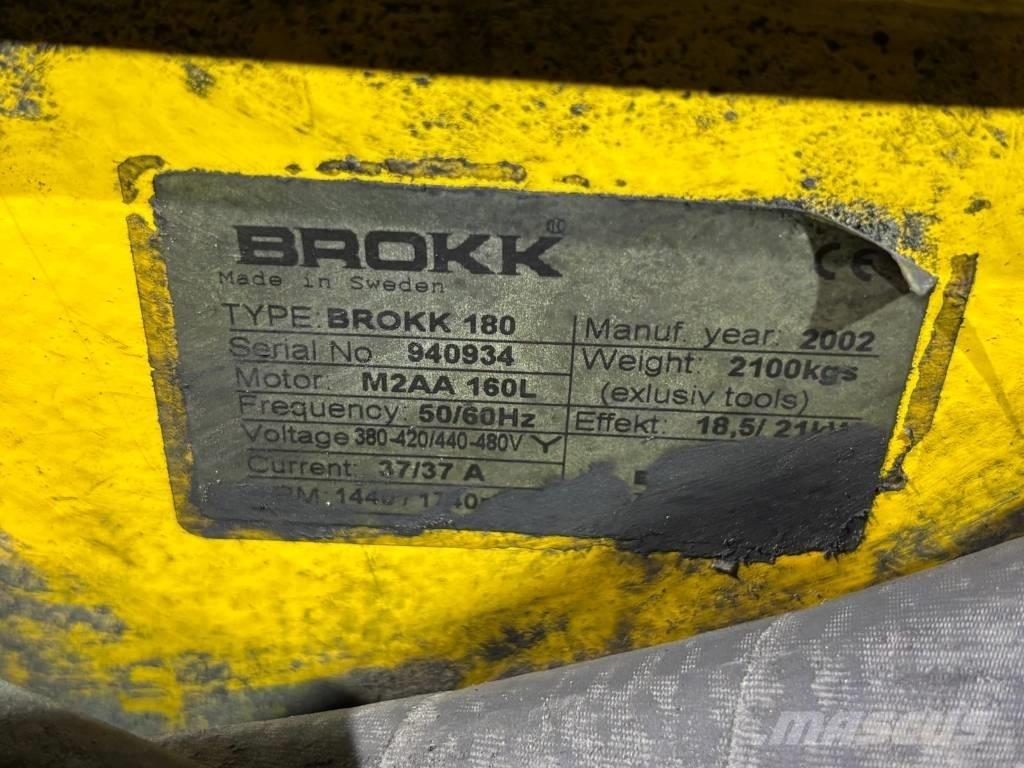 Brokk 180 حفارات هدم