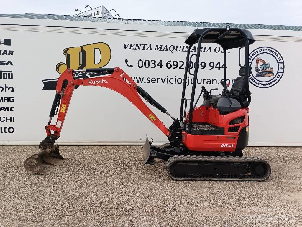 Kubota U 17-3 حفارات صغيرة أقل من 7 طن (حفارات صغيرة)