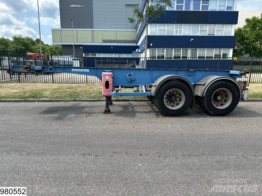 Asca Chassis 20 FT نصف مقطورات حاويات