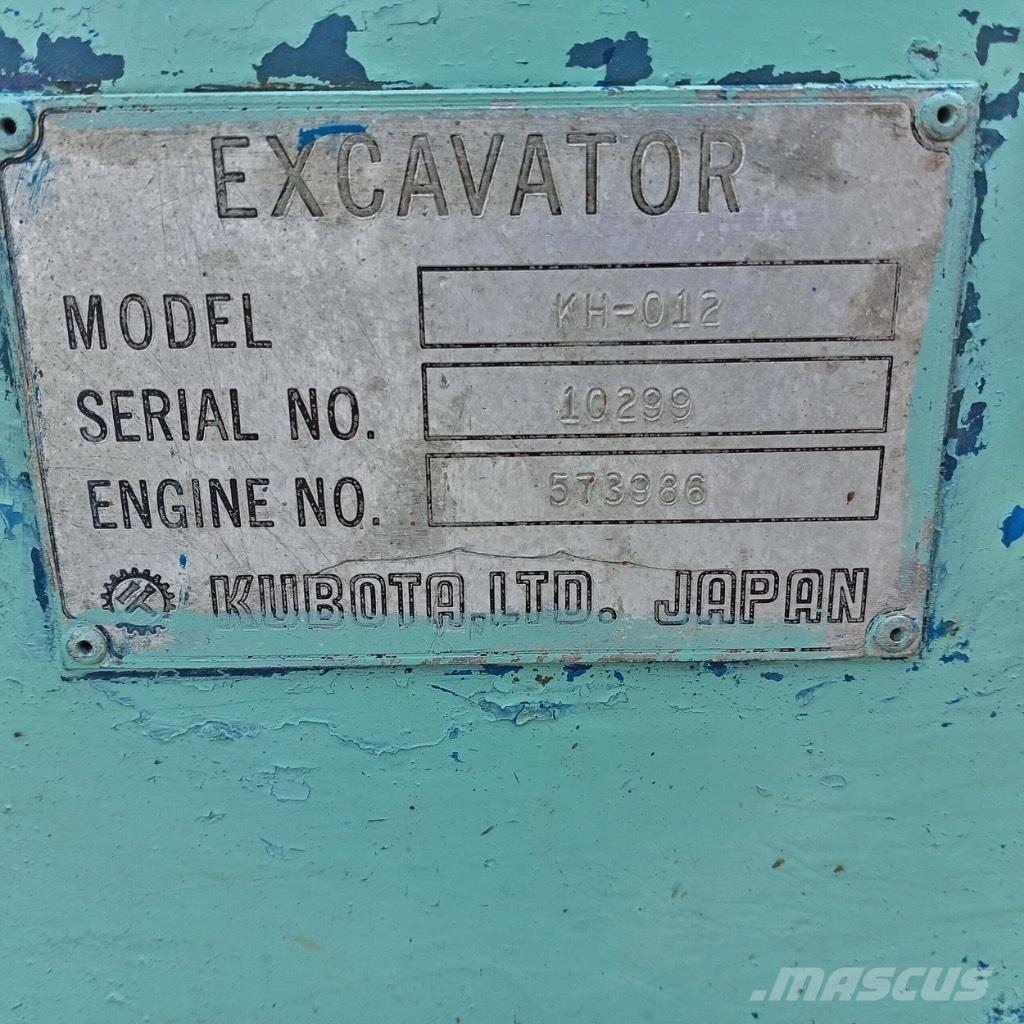 Kubota KH 012 حفارات صغيرة أقل من 7 طن (حفارات صغيرة)