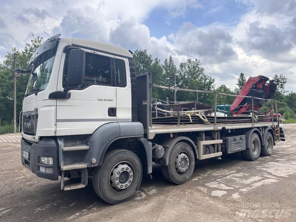 MAN TGS 35.360 8x4 شاحنات الرافعات