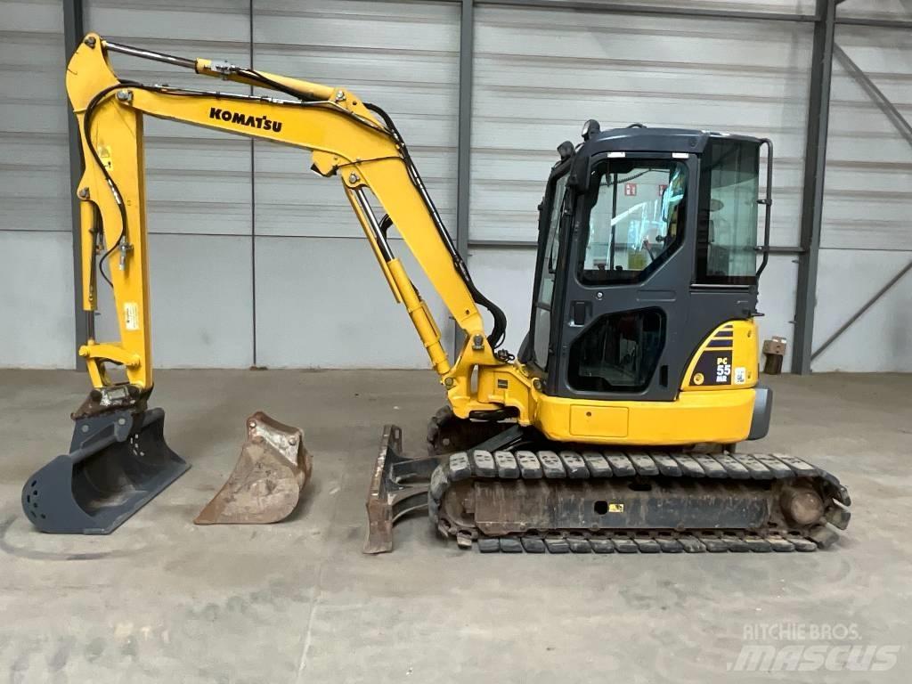 Komatsu PC 55 MR-3 حفارات صغيرة أقل من 7 طن (حفارات صغيرة)