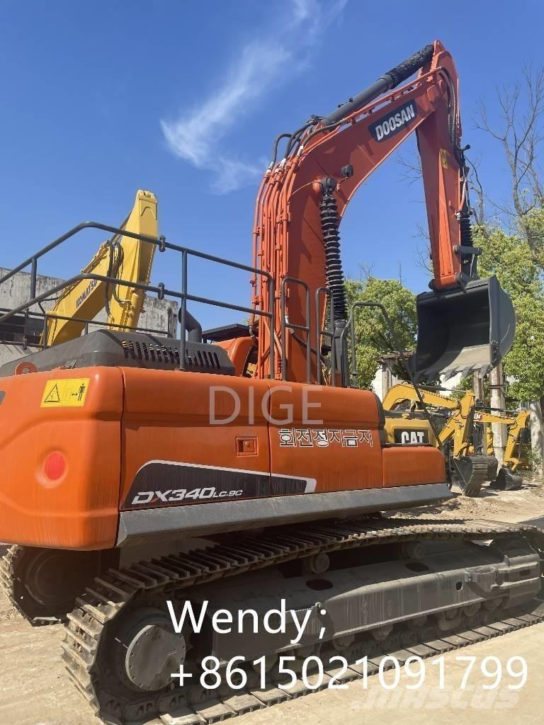 Doosan DX 340 حفارات وسط 7 طن - 12 طن