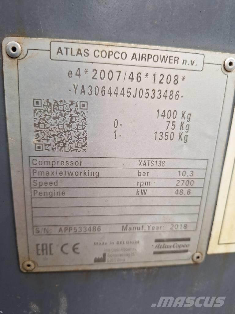 Atlas Copco XATS138 مكابس