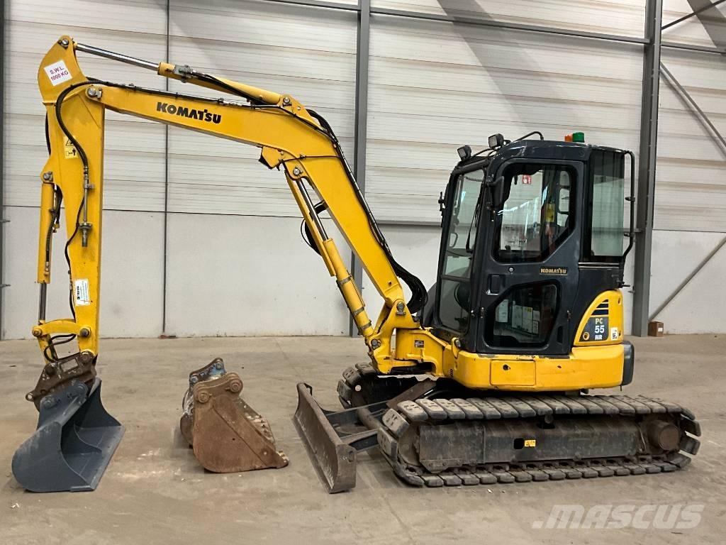 Komatsu PC 55 MR-3 حفارات صغيرة أقل من 7 طن (حفارات صغيرة)