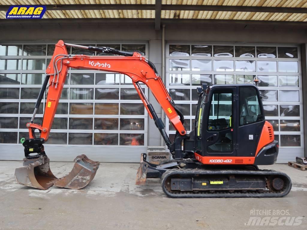 Kubota KX 080-4 حفارات وسط 7 طن - 12 طن