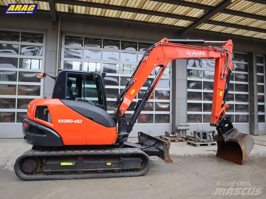 Kubota KX 080-4 حفارات وسط 7 طن - 12 طن