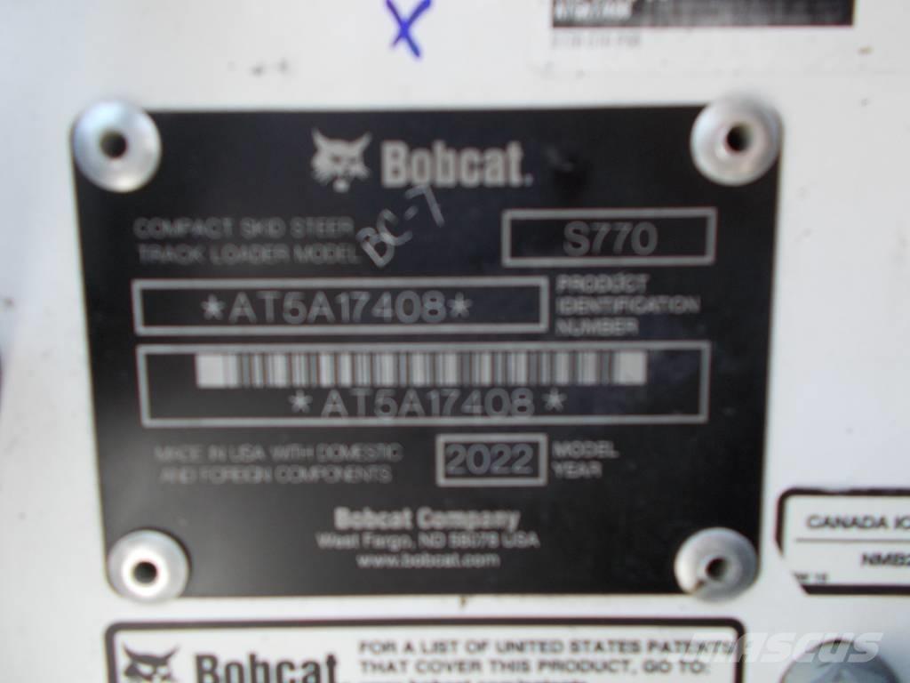 Bobcat S770 لوادر انزلاقية التوجيه