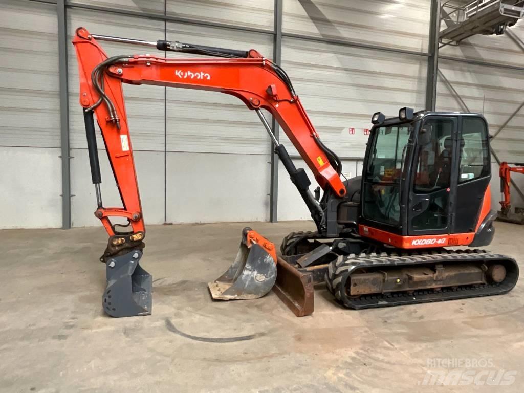 Kubota KX 080-4 A حفارات وسط 7 طن - 12 طن