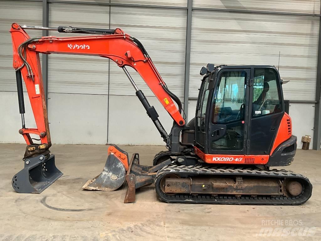 Kubota KX 080-4 A حفارات وسط 7 طن - 12 طن