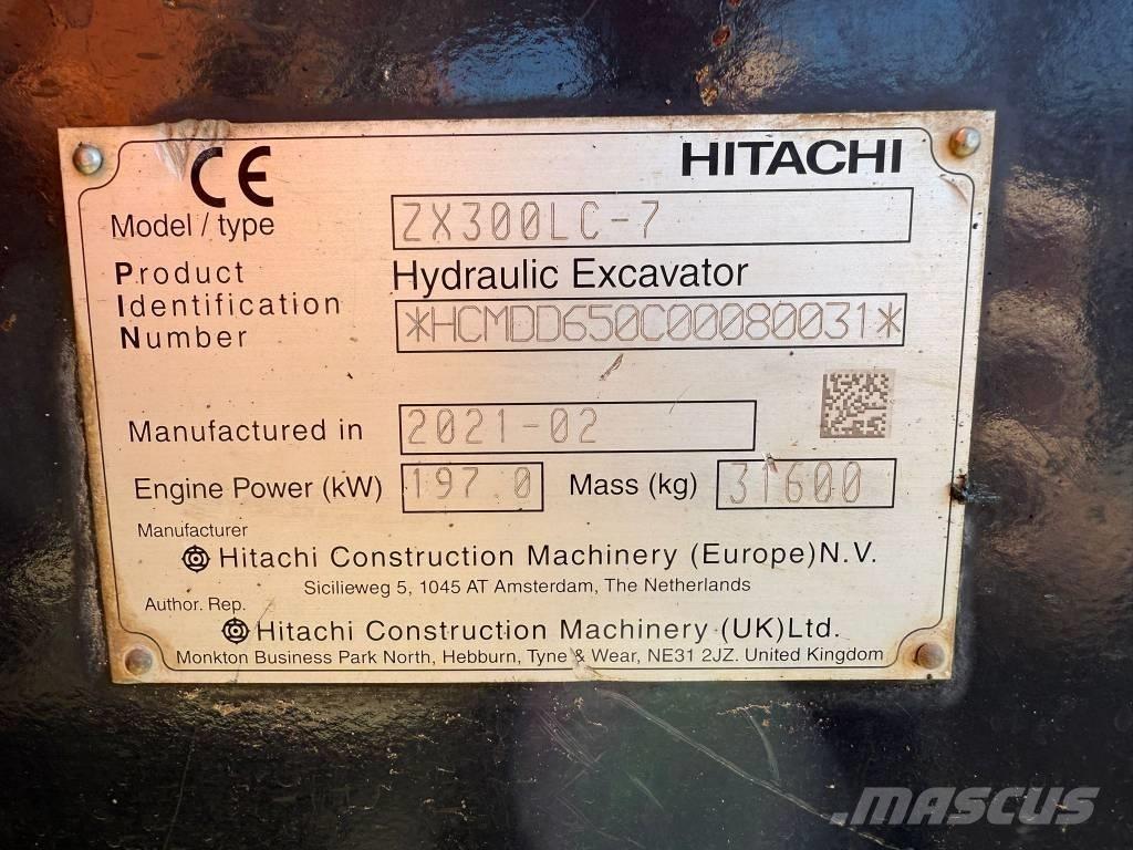 Hitachi ZX 300 LC-7 حفارات زحافة