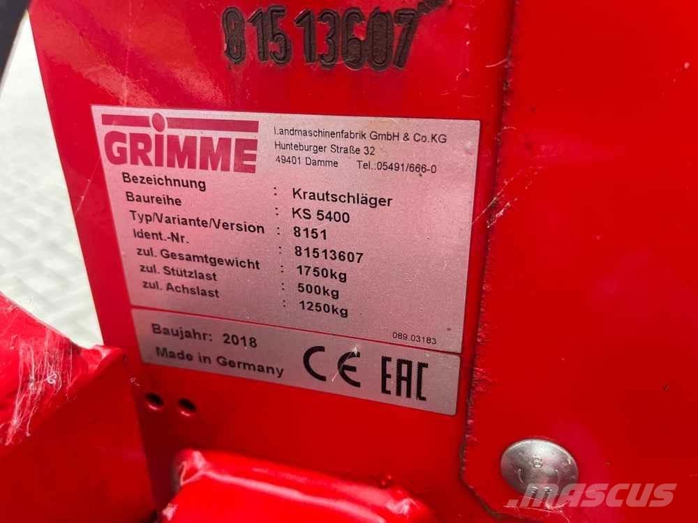 Grimme KS 5400 معدات زراعة وحصاد البطاطس - أخرى