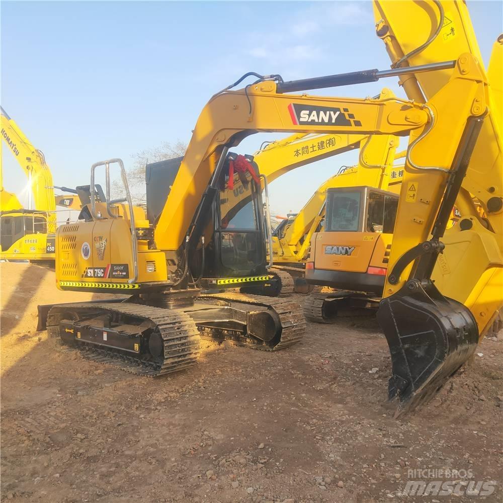 Sany SY 75 C حفارات زحافة