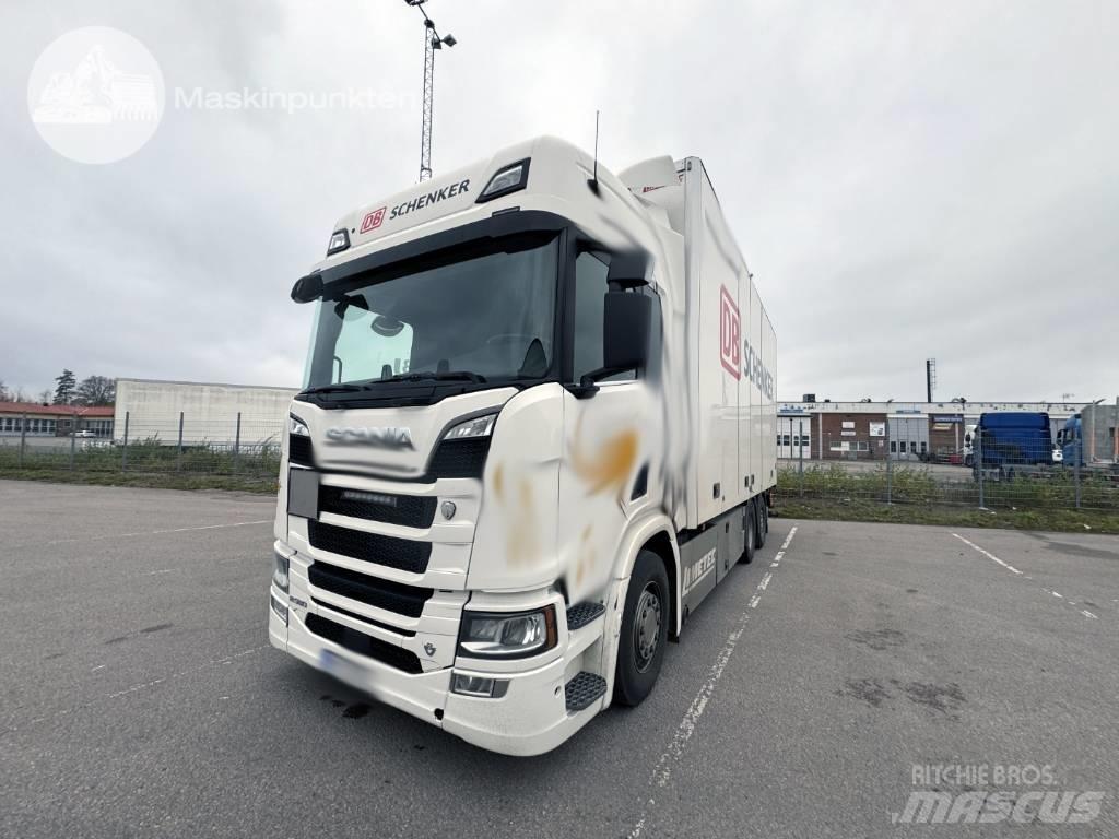 Scania R 580 شاحنات ذات هيكل صندوقي