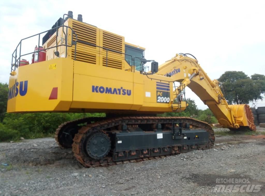 Komatsu PC 2000 حفارات زحافة