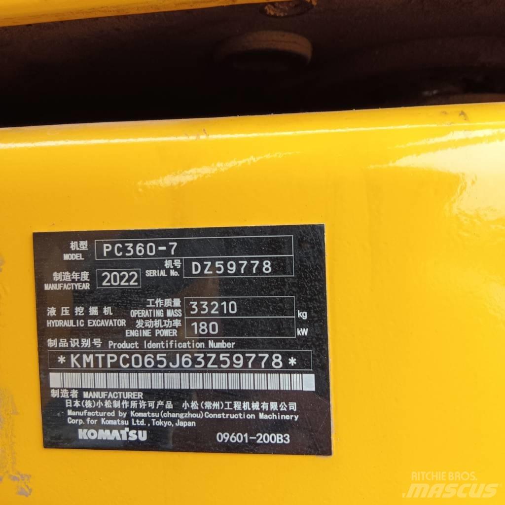 Komatsu PC 360-7 حفارات زحافة