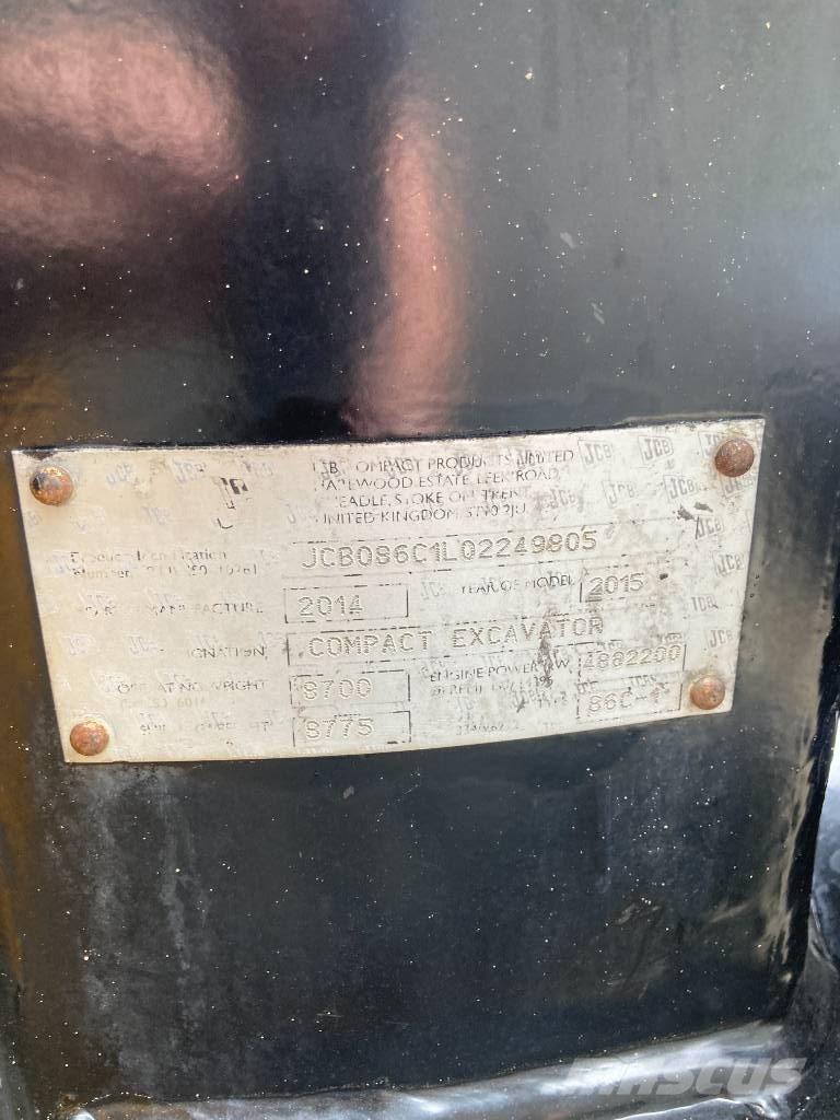 JCB 86 C-1 eco حفارات وسط 7 طن - 12 طن
