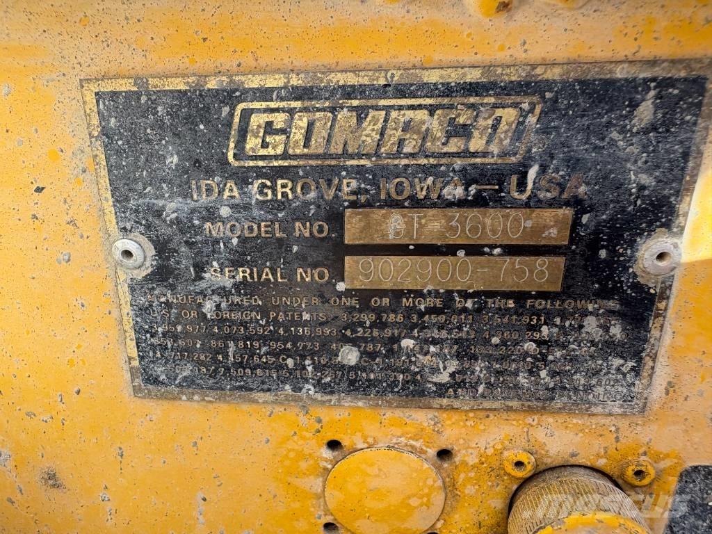 Gomaco GT 3600 معدات الرصف الخرساني