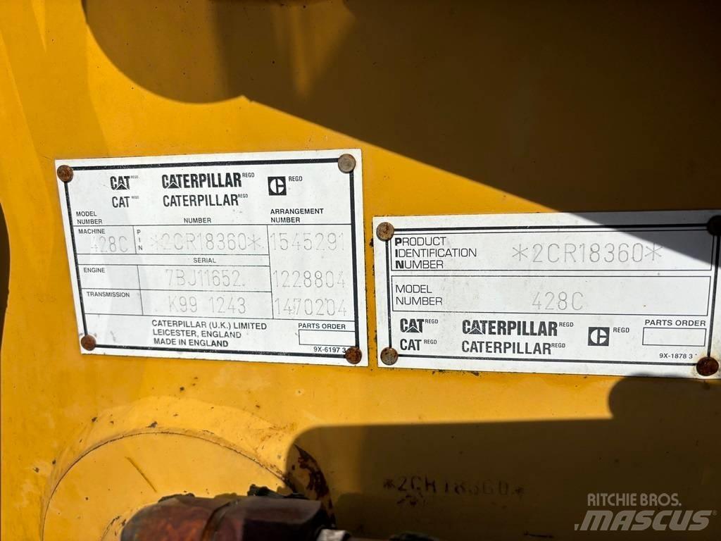 CAT 428 C لوادر ذات جرافات عكسية