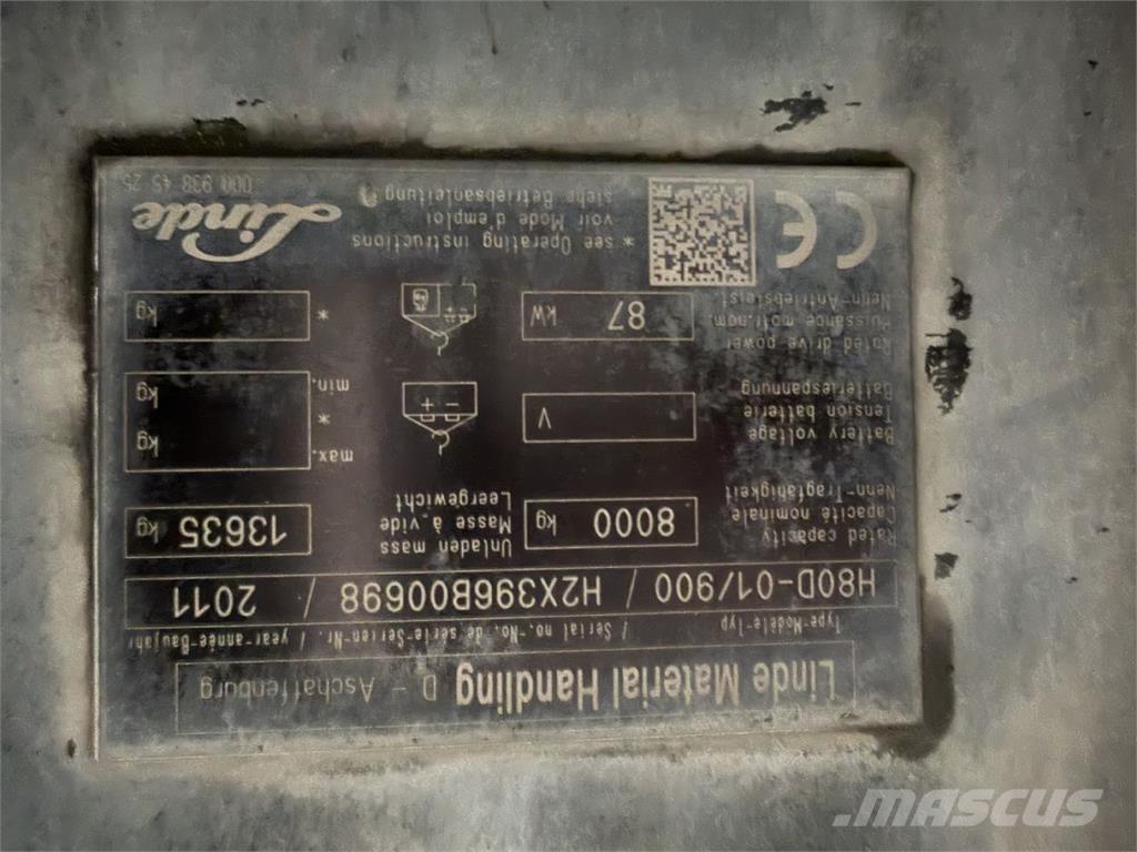 Linde H80D-01/900 شاحنات الديزل