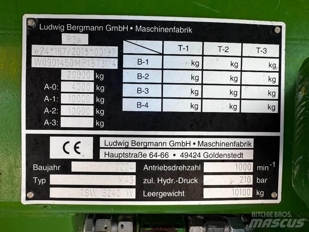Bergmann TSW 6240 W معدات توزيع السماد العضوي