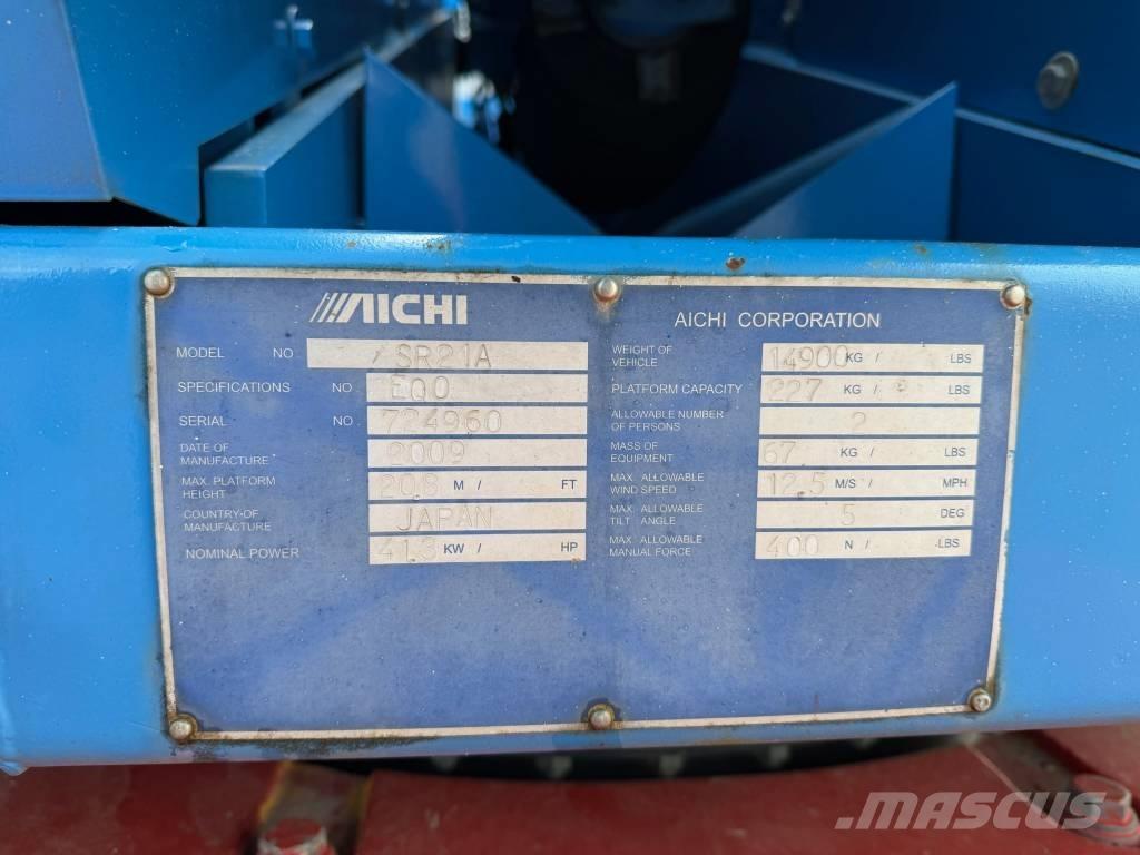 Aichi SR 21 A رافعات سلة تلسكوبية