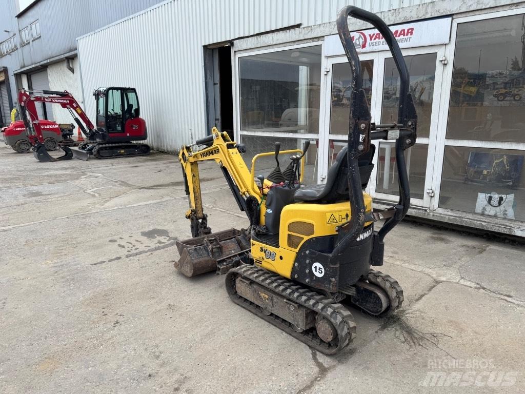 Yanmar SV08 (1C171) حفارات صغيرة أقل من 7 طن (حفارات صغيرة)