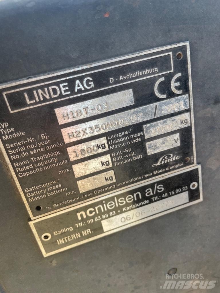 Linde H 18 T شاحنات LPG