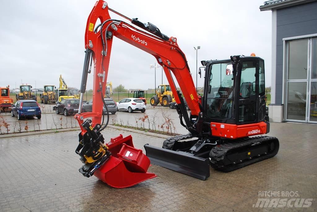 Kubota KX 060 - 6 tons حفارات صغيرة أقل من 7 طن (حفارات صغيرة)
