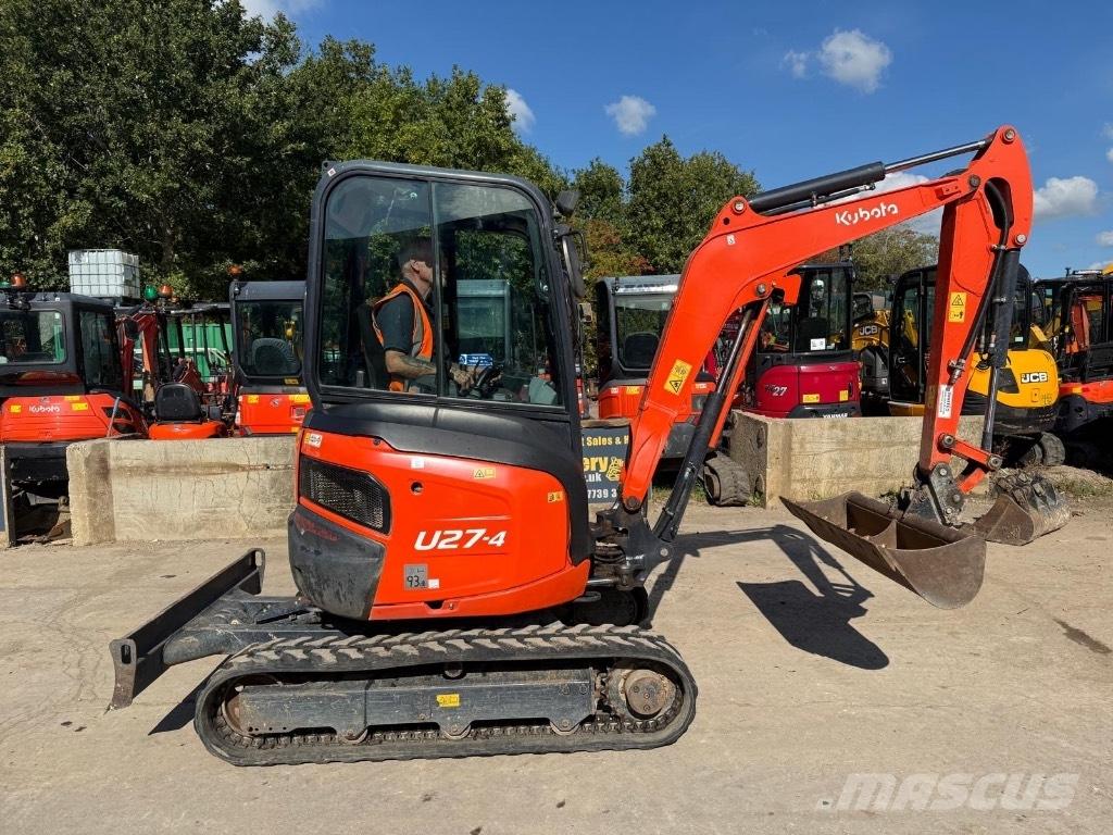 Kubota U 27-4 حفارات صغيرة أقل من 7 طن (حفارات صغيرة)