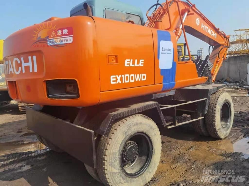 Hitachi EX 100 W D-2 حفارات بعجل