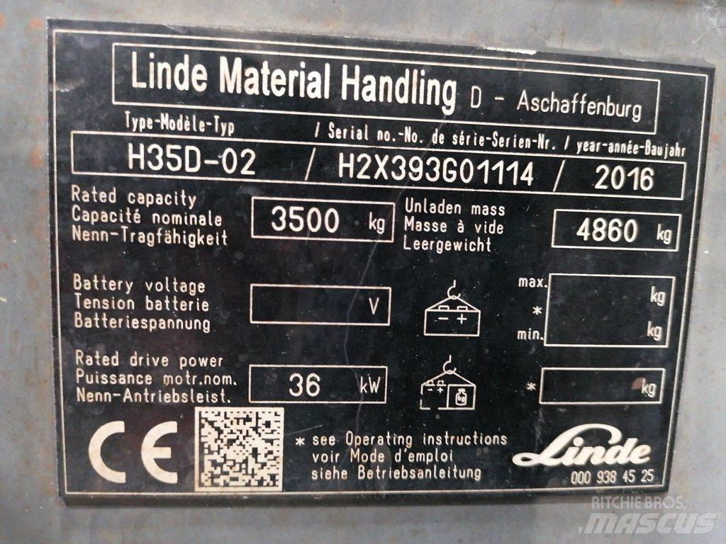 Linde H35D-02 شاحنات الديزل