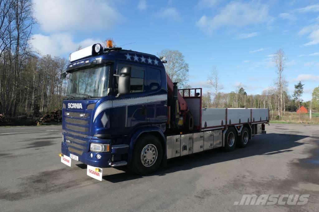 Scania G450 6x2 شاحنات الرافعات