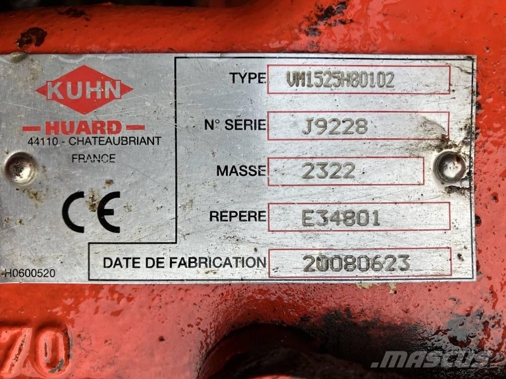 Kuhn Vari-Master 152 محاريث عكسية