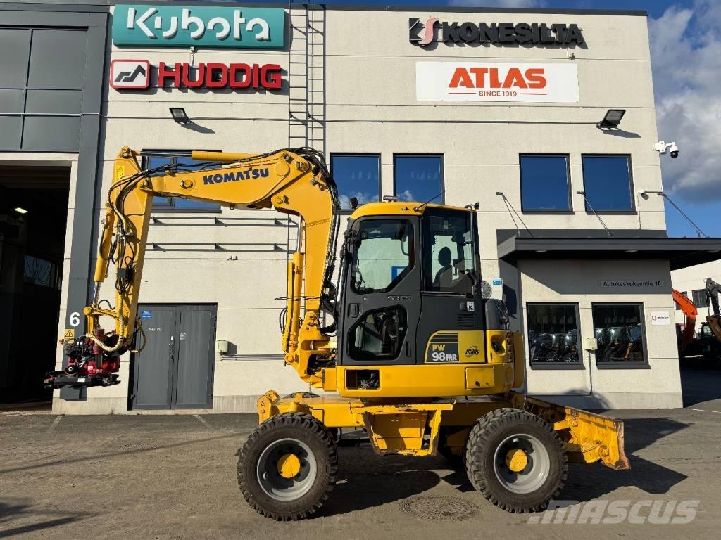 Komatsu PW 98 MR-6 حفارات بعجل