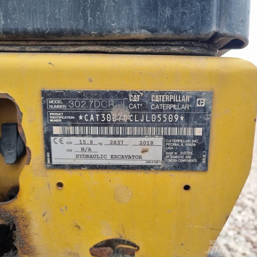 CAT 302.7 D CR حفارات صغيرة أقل من 7 طن (حفارات صغيرة)