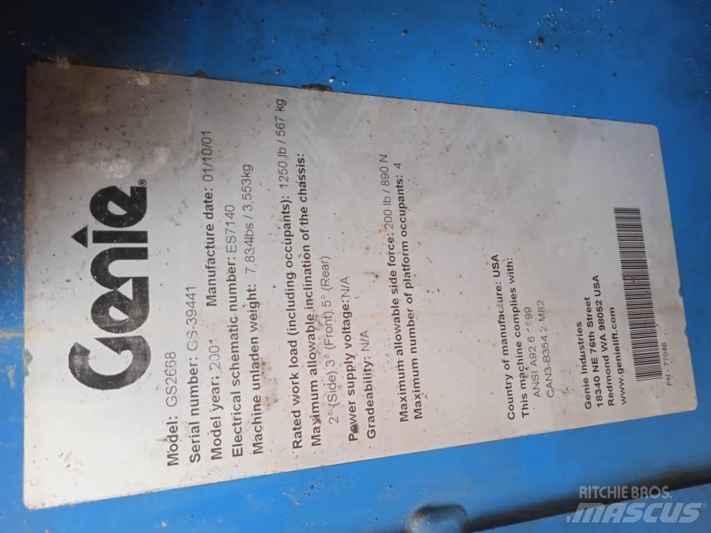 Genie GS 2668 RT رافعات مقصية الشكل