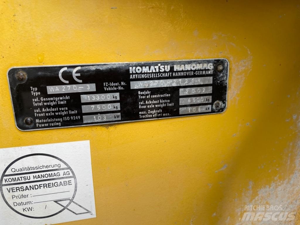 Komatsu WA 270-3 لوادر بعجل