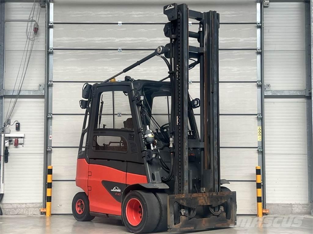 Linde E40H-01/600 شاحنات ذات رافعات شوكية تعمل بالكهرباء