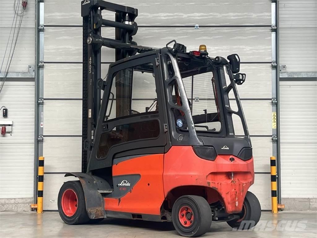 Linde E40H-01/600 شاحنات ذات رافعات شوكية تعمل بالكهرباء