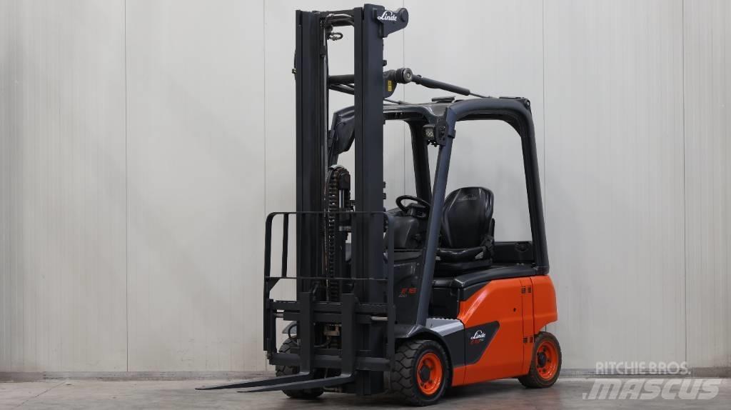 Linde E 16 P شاحنات ذات رافعات شوكية تعمل بالكهرباء